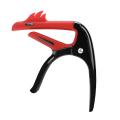 Guitar Capo with Pick Holder for Acoustic Guitar Electric ,black Red