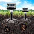 2 Pcs Outdoor Solar Ultrasonic Pest Repeller for Garden Yard Farm,etc