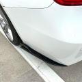 Car Rear Bumper Lip Diffuser Splitter Winglet Apron Spoiler Carbon