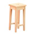 1/12 Scale Dolls House Wooden Bar Table and Chairs Set for Dollhouse
