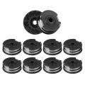 10pack Weed Eater Trimmer Spool for Greenworks , 20ft 0.065inch
