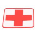 Erste Hilfe Pvc Rotes Kreuz Haken Klettverschluss Abzeichen Patch
