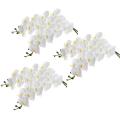 6 Pcs 38inch Artificial Real Contact Orchids Flowers for Diy Wedding