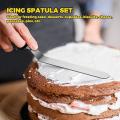 Icing Spatula 7 Packs, Angled Spatula,cake Spatula Include 3 Scrapers