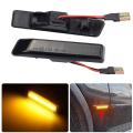 Smoke Lens Dynamic Side Marker Repeater Indicator Light For-bmw X5