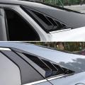 Rear Window Louver Cover for Hyundai Elantra 2021 2022,bright Black