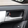 4pcs Carbon Fiber Inner Arm Door Bowl Handle Trim Frame Cover
