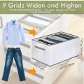 Pp Clothes Organizer and Storage: Drawer Closet Organizers 7 Grids