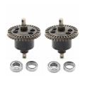 2pcs Front Rear Differential with Bearing for Traxxas Slash 4x4 Vxl