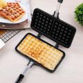 Stove Top Waffle Maker Dual Head Waffle Baking Mold for Home Kitchen
