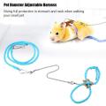 Pet Hamster Sling Adjustable Sling Small Mouse Mouse Training(blue)
