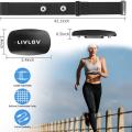 Livlov V6 Heart Rate Monitor Chest Strap,bluetooth 5.0 Ant+ip67