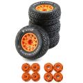 4pcs 113mm 1/8 1/10 Short Course Truck Tire Tyre Wheel,2