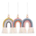 3pcs Rainbow Car Charm Wooden Beads Car and Home Hanging Decor