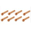 8pcs Wooden Coffee Scoop and Bag Clip 2-in-1 Bags for Beans, Tea,etc