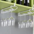 2pcs Useful Iron Wine Rack Glass Holder Hanging Bar Hanger Shelf