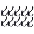10pcs Hardware Wall Hooks for Hanging Coats Key, Towel, Bags,cup, Hat