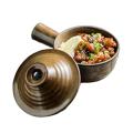 Chaozhou Casserole Ceramic Pottery Pot with Handle Clay Pot Japanese