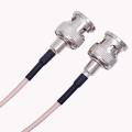 5pcs Rf Adapter Cable Bnc Male to Bnc Male Plug Connector (20cm)