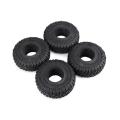 4pcs 118mm 1.9inch Rubber Wheel Tire for 1/10 Rc Rock Crawler Axial