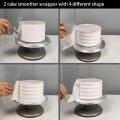 Transparent Acrylic Round Cake Pan Set Cream Cake Baking Craft Tool