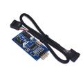 Motherboard 9pin Usb Header to 2 Male Adapter Card Usb2.0 9pin