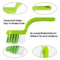 Grout (4 In 1) Tile Cleaner Brush,joint Scrubber for Deep Cleaning