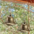30 Pcs Bells Craft Small Bells Brass Bells Vintage Bells with Hooks