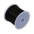 60m Stretchy Elastic Crystal String Cord Thread, Black