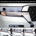 Led Drl Lamp for Toyota Land Cruiser Fj200 Lc200 2016-2020 Black
