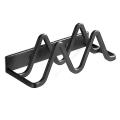 Punch-free Pot Cover Rack Knife Holder Kitchen Storage Rack(black)