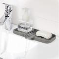 Silicone Kitchen Soap Tray, Sink Tray Drain Sponge Rack, Sink Storage