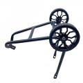 For Brompton/3sixty Rear Racks Folding Bike Upgrade Easy Wheel,black