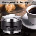 51mm Corner Coffee Tamper Barista Tools Milk Frother Jug Tamper Mat