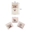 150pcs Handmade Sew-on Woven Cloth Labels for Clothes Dolls Hats Diy