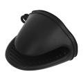 Oven Glove with Silicone Pot Holder and Cup Insulation Mat-black