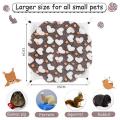 2 Pcs Guinea Pig Rat Hammock Toys Bed for Small Animals Chinchilla S