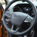 3pcs Steering Wheel Trim Sticker for Ford Focus Kuga Escape 2017 2018