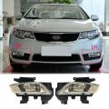 Car Front Fog Lights Assembly with Bulb for Kia Forte 2009-2013 Left