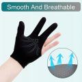 22 Pieces 3 Finger Cue Shooter Pool Gloves for Women&men,black