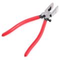 Handle Breaking Cutting Pliers Glass Tools Flat End Glass Pliers Red