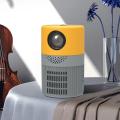 Yt400 Led Mobile Video Projector Home Theater (yellow-gray)-eu Plug
