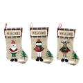 Christmas Stockings, 3 Pack Large Xmas Stockings for Home Decor