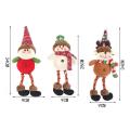 Santa Claus Christmas Doll Merry Christmas Decorations for Home White