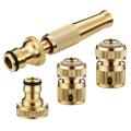 Brass Hose Fittings, 4-piece