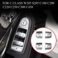 4pcs Door Window Glass Lifter Button for Mercedes-benz C Class W205