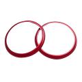 Car Ac Air Outlet Conditioning Cover Ring Vent Decoration Trim,red