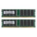 2 Pieces 1gb Ddr1-400mhz Pc Desktop Memory Pc1-3200 184pin Dimm Ram