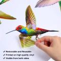 18 Pcs Large Bird Window Clings Anti-collision Window Clings Decals