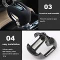 For Volvo Suede Brown Central Console Gear Shift Lever Cover